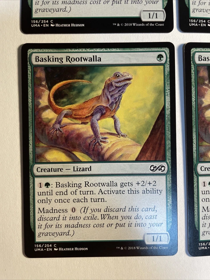 4x Mtg Ultimate Masters Basking Rootwalla NM Magic The Gathering - Bild 2 von 2