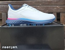 Footjoy Pulse Spikeless Golf Shoe - 10 - White/Navy/Pink