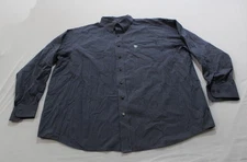 Ariat Men's Pro Series Wrinkle Free Abel Classic Fit Shirt CN6 Navy Size 2XL