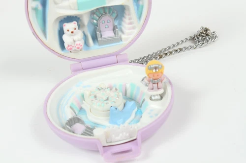 COMPLETE! Polly Pocket - Princess Polly's Ice Kingdom Jeweled Iceland 1992