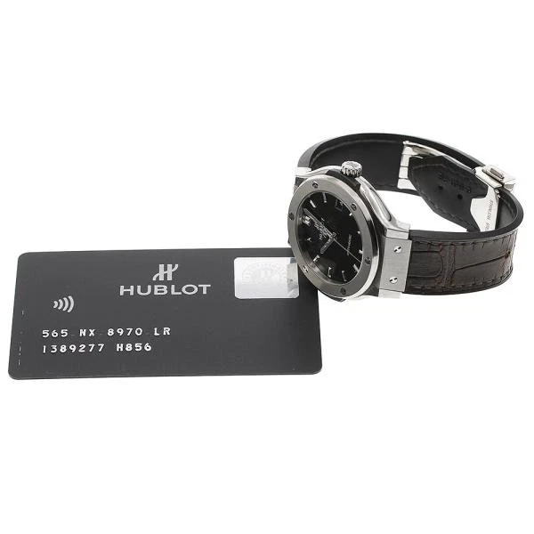 Hublot — Hublot Classic Fusion Titanium 565.NX.8970.LR 38mm Ti Green Dial Watch #C2475