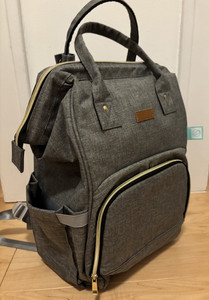 Nursing Breast Pump Backpack Bag Grey Cooler and Moisture proof cooler travel