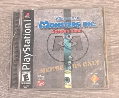 Monsters, Inc.: Scream Team (Sony PlayStation 1, 2001) With Manual 