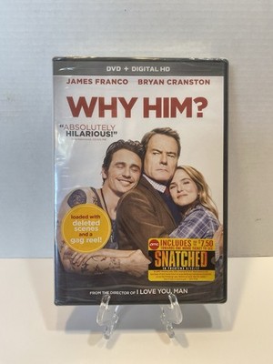 Why Him DVD James Franco Bryan Cranston Sealed NEW