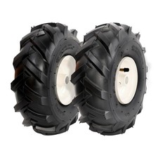 2x 11x4.00-4 Tiller Tire ＆ Wheel For 3-1/8 ...