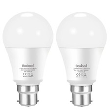 Boxlood Dusk Till Dawn Light Bulbs, 6000K Cool White, 9W B22-6000k