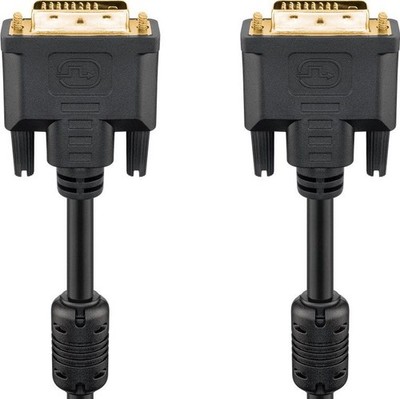 DVI-D Dual Link Kabel 15m Full HD, vergoldet, Kupfer, 2x geschirmt