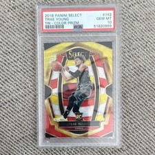 Trae Young [Tri Color Prizm] #45 Prices | 2018 Panini Select