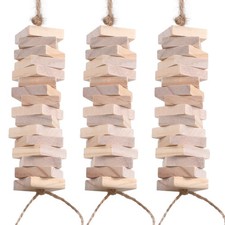 100 Pcs Bird Wooden Blocks Diy Parrots Chewing