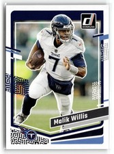 Malik Willis 2023 Donruss Tennessee Titans #289