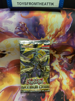 YuGiOh MAXIMUM CRISIS (2017) Single Booster Pack, New Sealed Rare Hard to Find