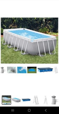 Intex Prism 488x244x107cm Rechteckig  Frame Pool