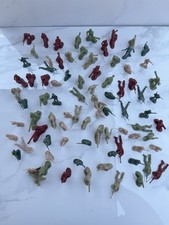 Lot of 48 Lanard Army Men and Lot of 36 Greenbrier International Army Men