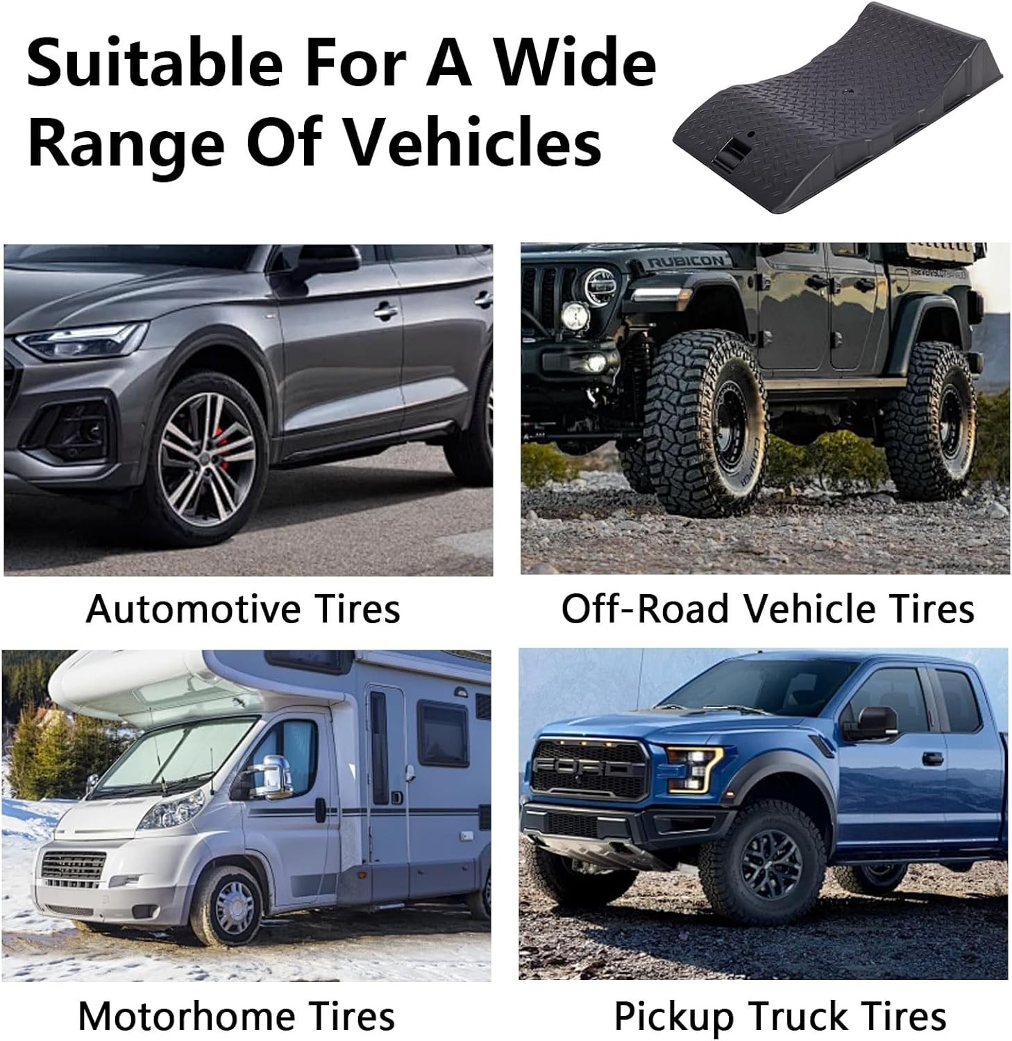 Tire Saver Ramps,Car Ramp Tire Cradle,Wheel Chock for Flat Spot Tire Anti-Slip