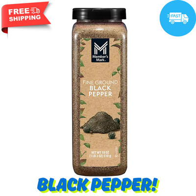 Member's Mark Fine Ground Black Pepper, 18 oz.