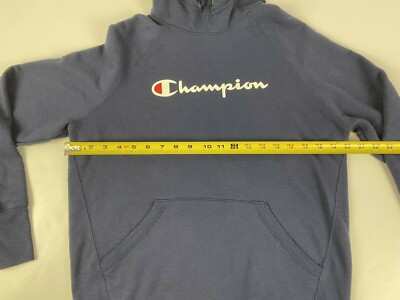 Champion Navy Hoodie Medium グレー Champion Authentic Zip Hoodie - Westport Big & Tall