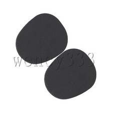 0.8mm Black Oval Shape Type 1 Silicone Mouthpiece Patches Pads Pack of 160