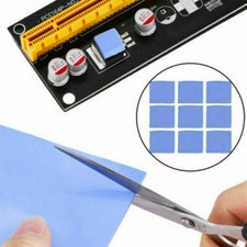 Silicone Thermal Pad Adhesive GPU CPU PC Fan Cooler Heatsink 100x100mm x 0.5mm