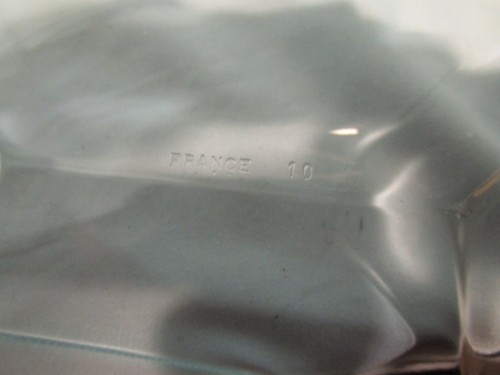 Arcoroc France Clear Glass Octagon 10" Dinner Plate Bowl set of 6 - Picture 6 of 8