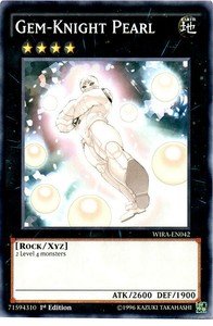 Gem-Knight Pearl - WIRA-EN042 - Common - 1st Edition x3 - Near Mint
