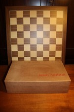 1960s Anri Wood Carved Hand Painted King Arthur Chessmen Italian Chess Set MIB