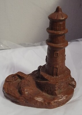 Red Mill Manufacturing Handcrafted Vintage Resin Lighthouse 3.5'' 1990 VTG