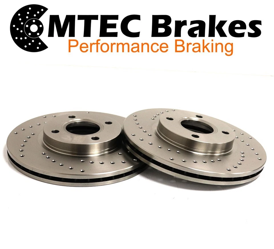 Ford Fiesta ST180 ST200 2012- Drilled Front Rear Brake Discs & MTEC Pads - Image 4 of 4