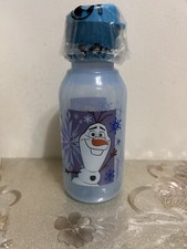 Tupperware Disney Frozen Eco Water Bottle 25 Oz Blue Flip-Cap EUC