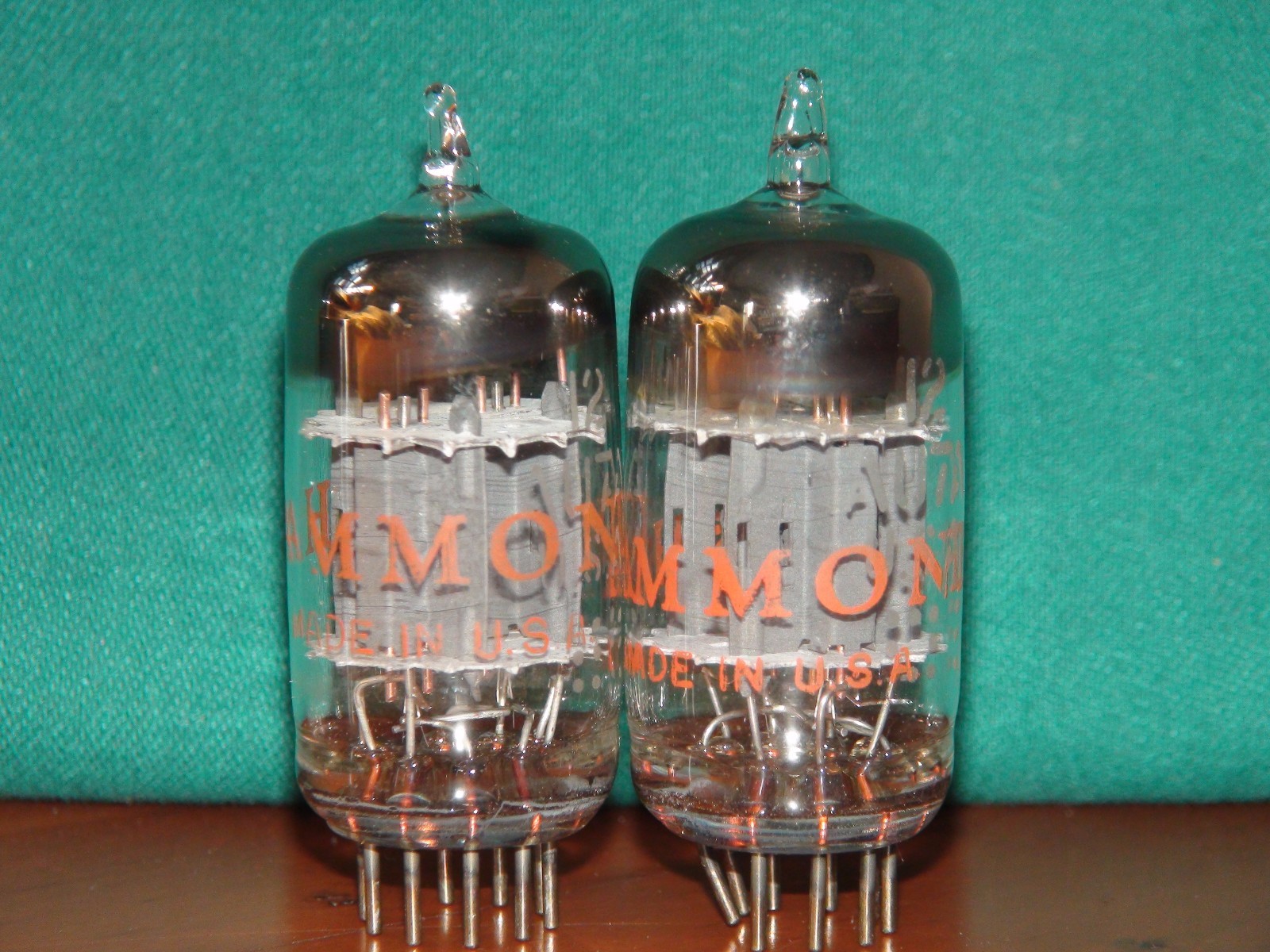 Matched Pair GE Hammond 12AU7 ECC82 Vacuum Tubes 2210/2100 2240/2060