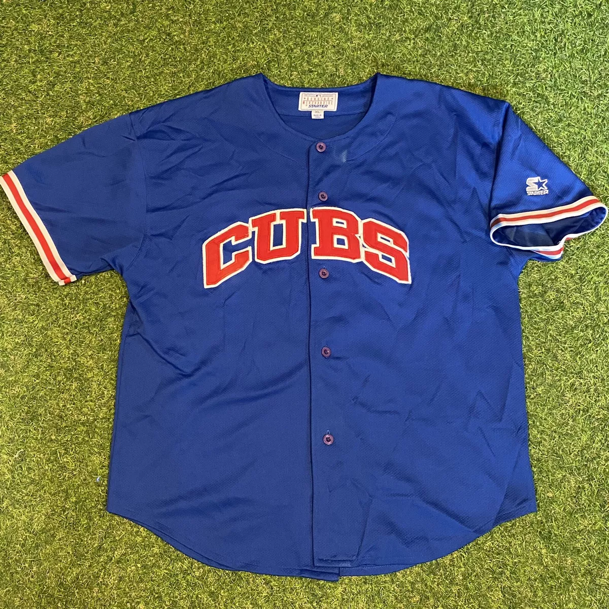 Vintage 90s Starter MLB Chicago Cubs Jersey Size XL MLB