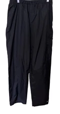 Columbia Mens XL Black Nylon Waterproof Pants Elastic  Cargo Outdoors Gorpcore
