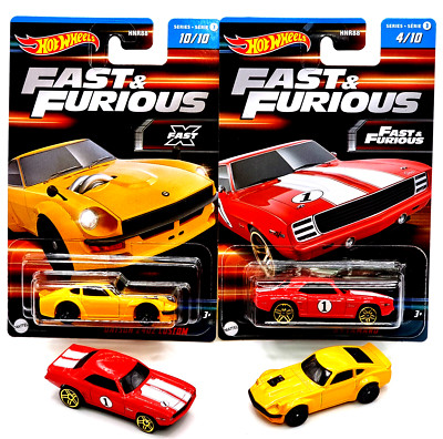 Hot Wheels Fast & Furious  Car `69 Camaro und Datsun Z4DZ Custom