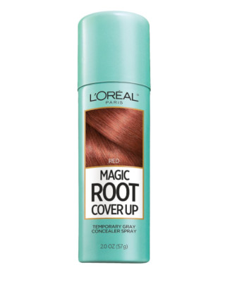 L'Oreal Paris Magic Root Cover Up Gray Concealer Spray Red 2 oz