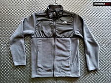 THE NORTH FACE Full Zip Denali Black Gray Fleece Jacket Youth Size XLarge XL