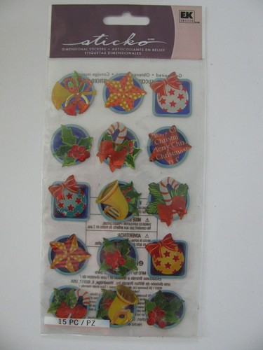 STICKO Stickers EASTER, PATRIOTIC, FALL, HALLOWEEN, THANKSGIVING, CHRISTMAS NIP - Picture 38 of 64