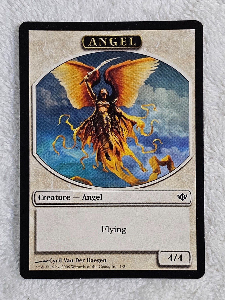 conflux mtg card MTG Angel Token - Conflux (CON) Magic the Gathering Card Token NM