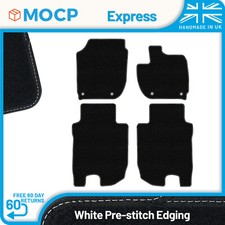 Express with White Pre-Stitch Trim Car Mats to fit Honda HR-V 2014-2021