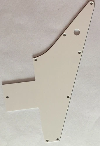 For Gibson Explorer 76 Reissue Guitar Pickguard Scratch Plate,3 Ply White