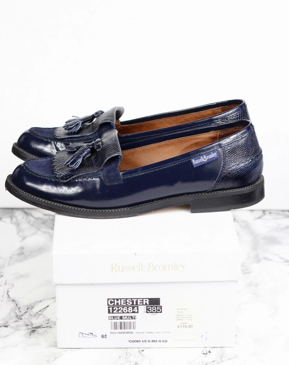 Russell and hotsell bromley navy loafers