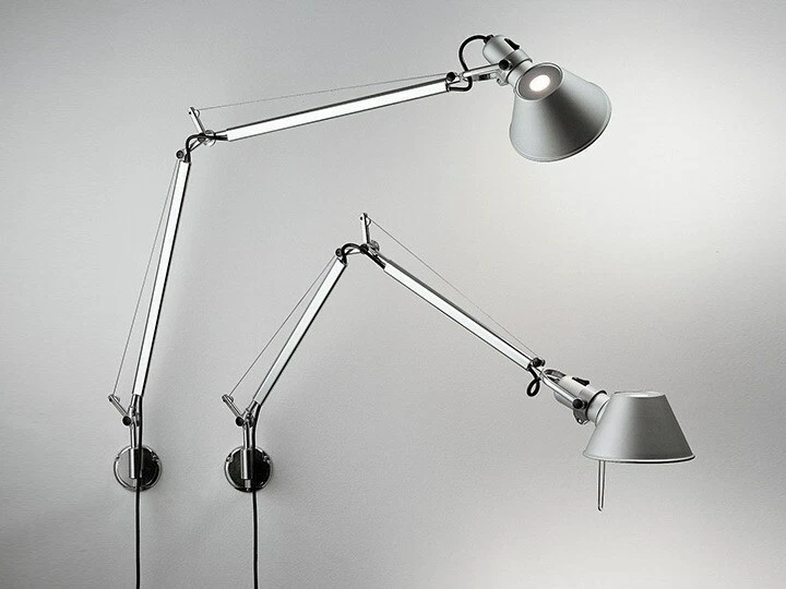 ARTEMIDE Tolomeo alogena solo braccio colore nero - lampadina1x50W 12volt GY6,35