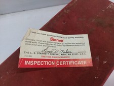 L.S. Starrett #445 Leather Case Tool Set