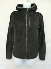 So Women’s Full Zip Jacket Hooded Faux Fur Body Soft Shell Black Size S Small