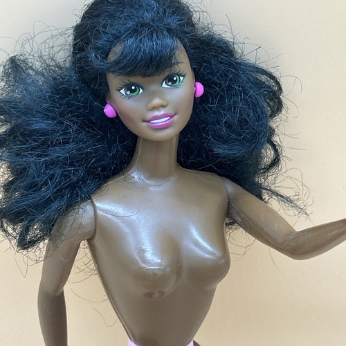 Bambola Barbie Christie vintage nuda per rovere con orecchini rosa capelli bellissimi - Foto 6 di 24