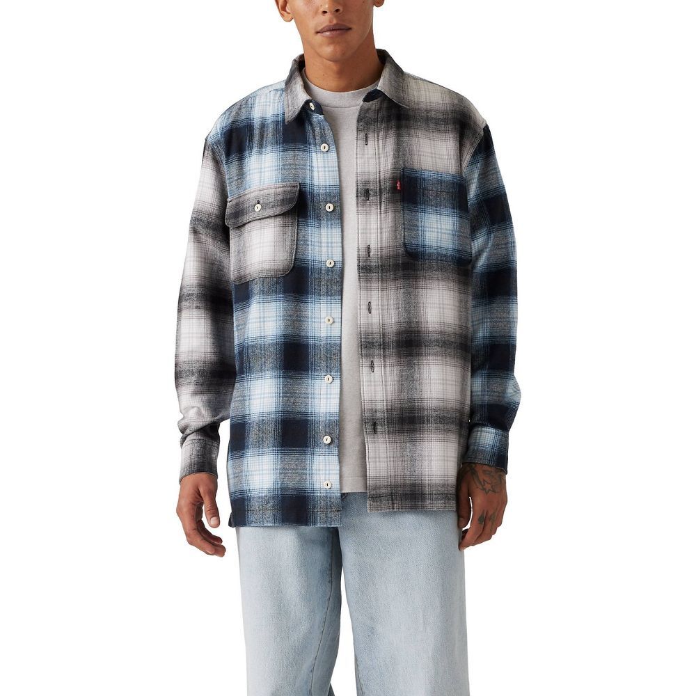 Мужская универсальная рубашка Levis на пуговицах с длинным рукавом - Awesome Plaid M