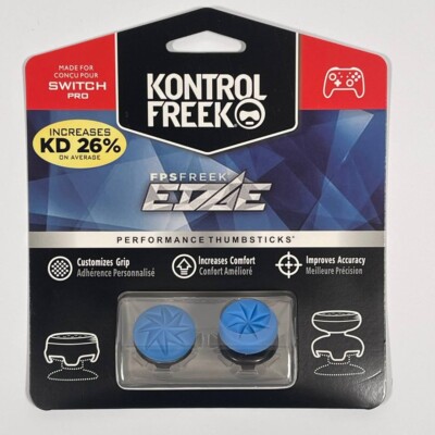 KontrolFreek FPS Freek Edge Blue Thumbsticks for Nintendo Switch Controller