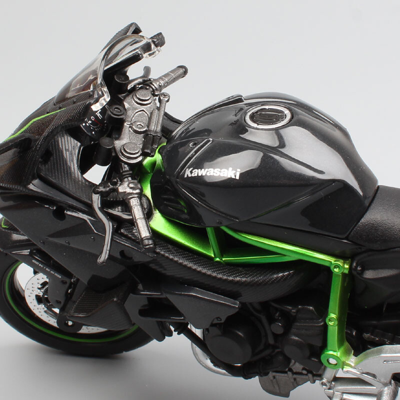 Modellino Kawasaki Ninja H2R Scala 1:12 - Moto Da Collezione Con Sospensione - Foto 9