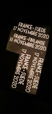 Patch Thermocollant FFF – Croatie Vs France 2020 – Collector Non Porté