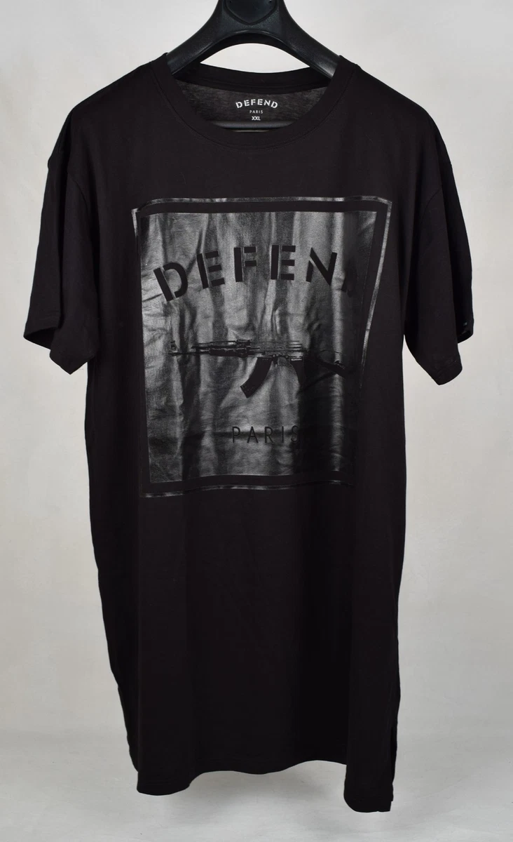 T-shirt Defend Paris Art. Tee 104, Multicolore, Taille M - Neuf Avec étiquettes, Streetwear Parisien