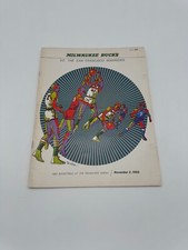 1968 Milwaukee Bucks San Francisco Warriors Basketball Program 1st NBA Meeting