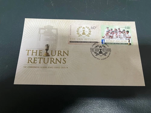 (794) 17-4-2025 - Australia Post FDC cover - The Urn Returns (Cricket -1014)